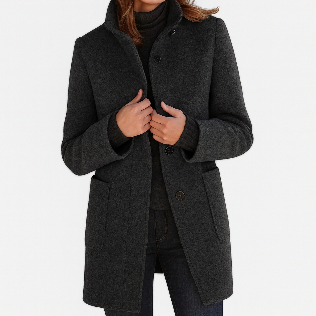 Calla | Elegant High-Collar Coat