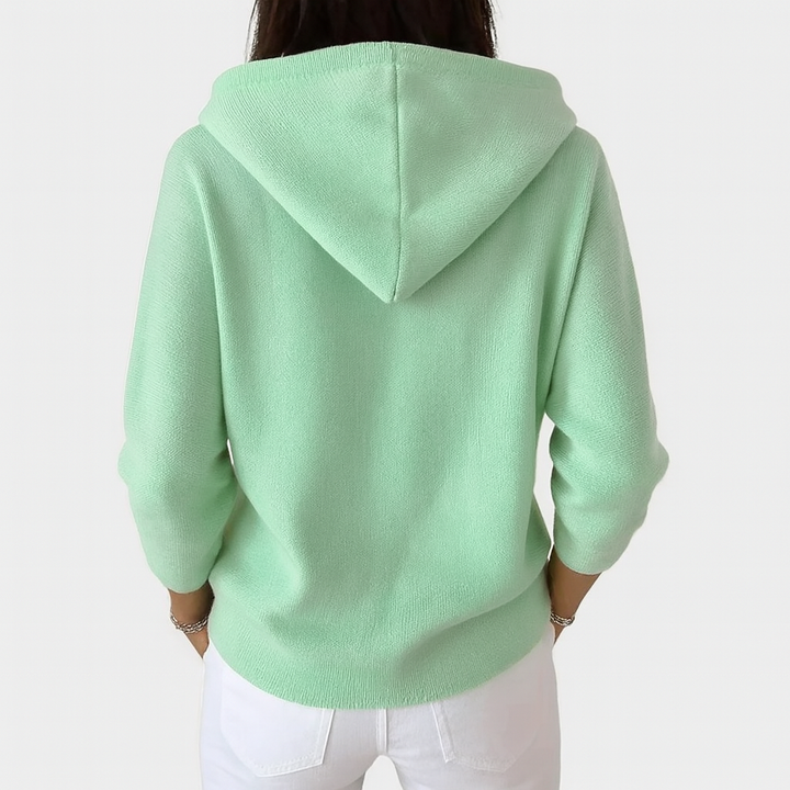 Lauren | Cozy Hooded Button Cardigan