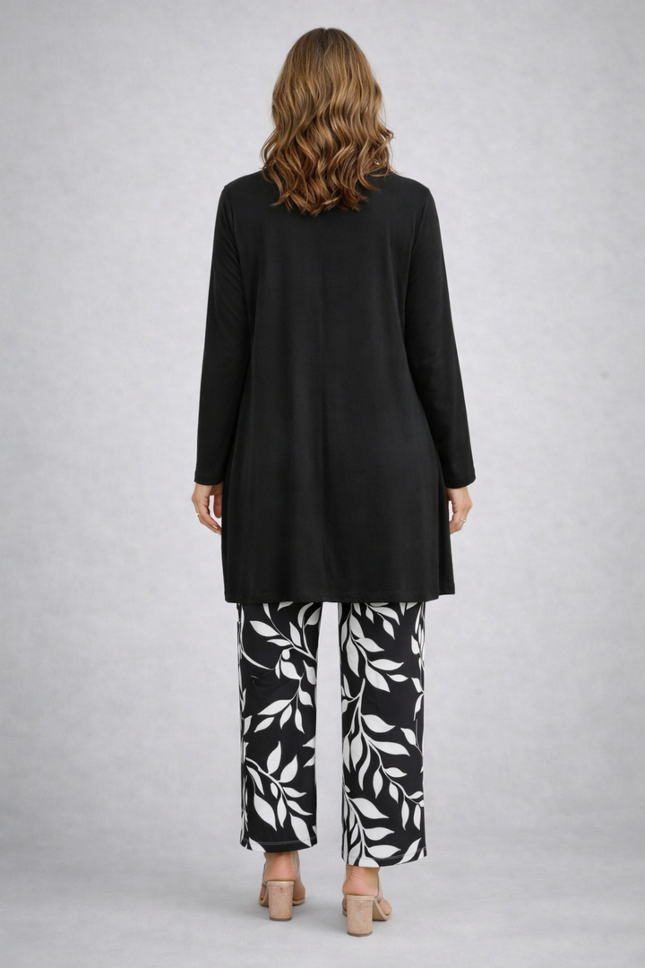 Danica | Elegant Draped Three-Piece Set