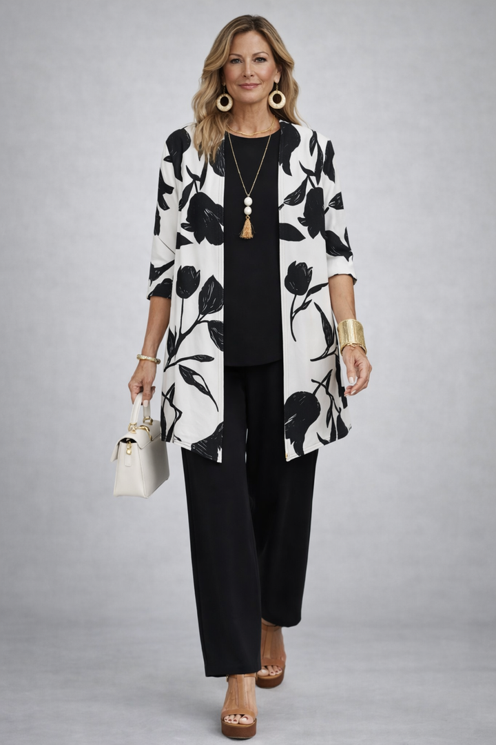 Carolyn | Timeless Floral Three-Piece Set