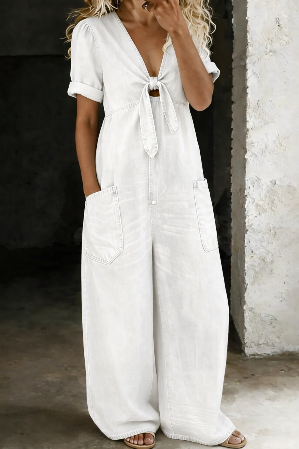 Aurora | Relaxed Wide-Leg Jumpsuit