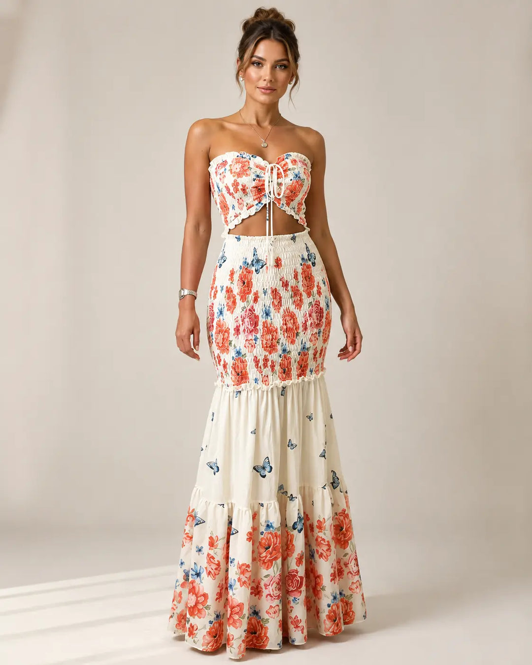 Marina | Floral Two-Piece Set