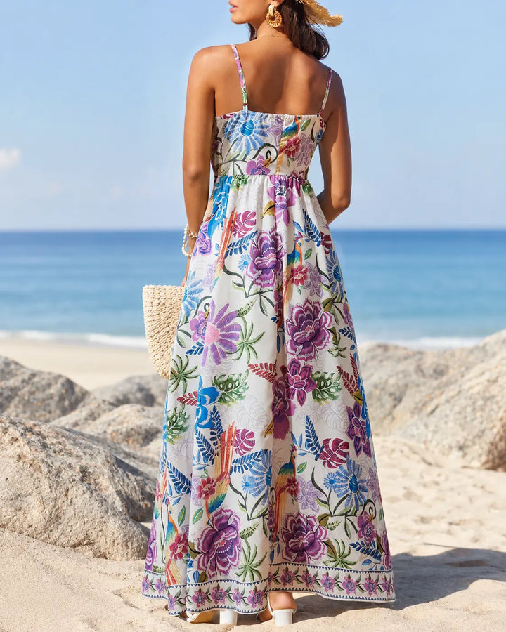 Savannah | Painted Garden Maxi Dress