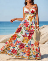 Savannah | Painted Garden Maxi Dress