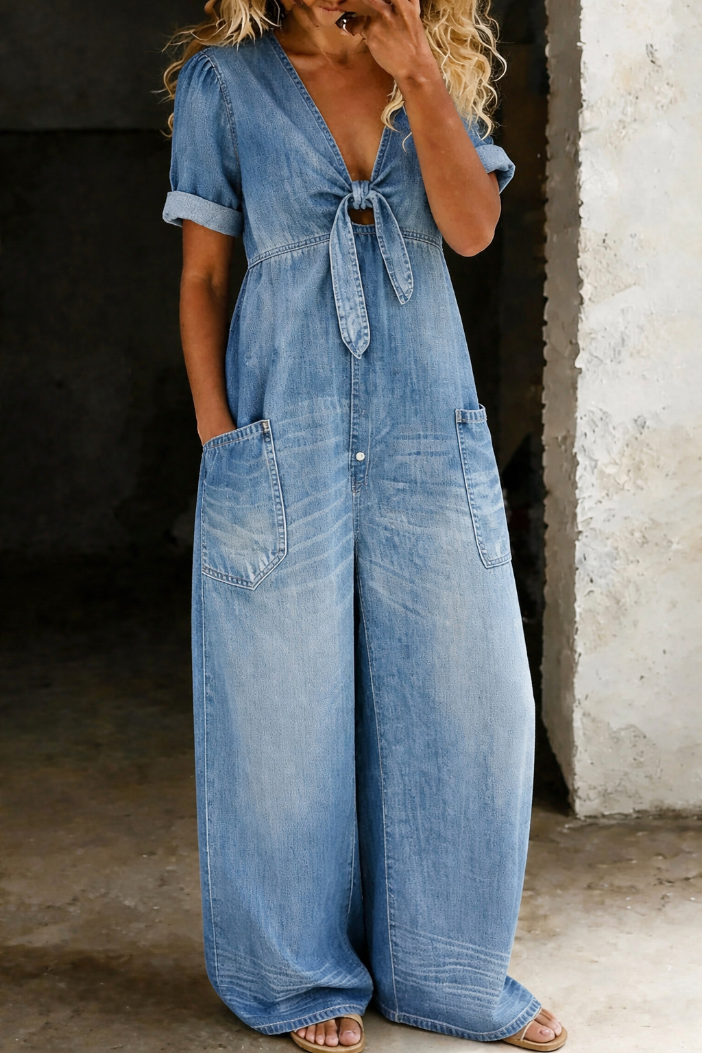 Aurora | Relaxed Wide-Leg Jumpsuit