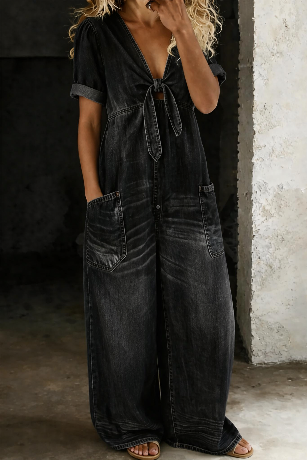 Aurora | Relaxed Wide-Leg Jumpsuit
