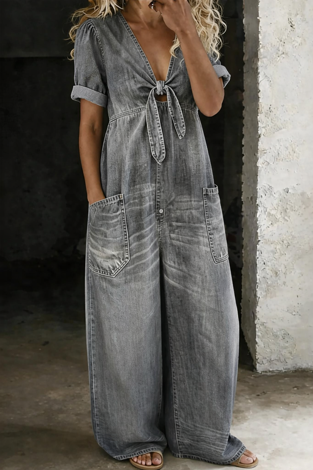 Aurora | Relaxed Wide-Leg Jumpsuit