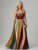 Danica | Effortless Strapless A-Line Dress