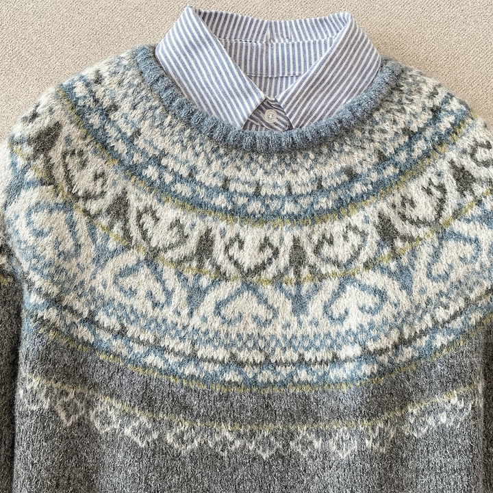 Sigrid | Vintage Patterned Sweater