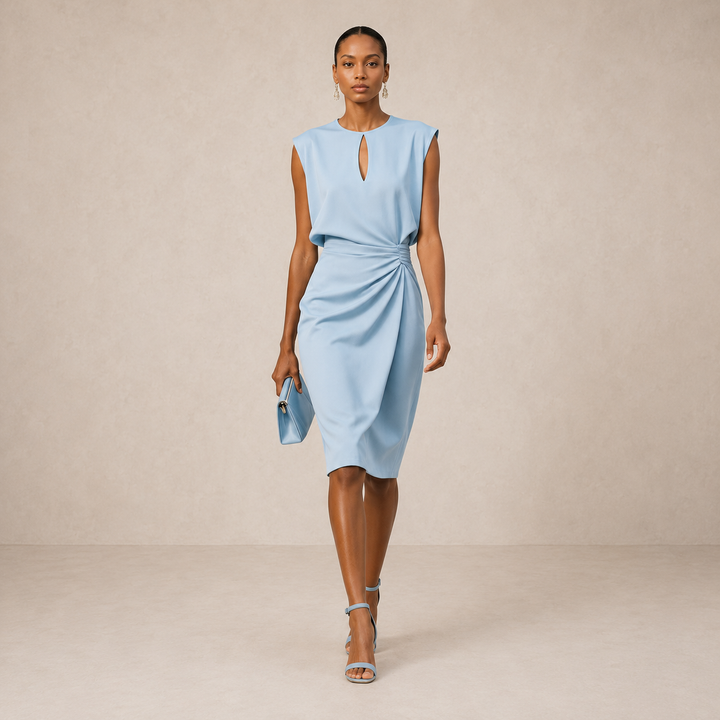 Cordula | Draped Midi Dress