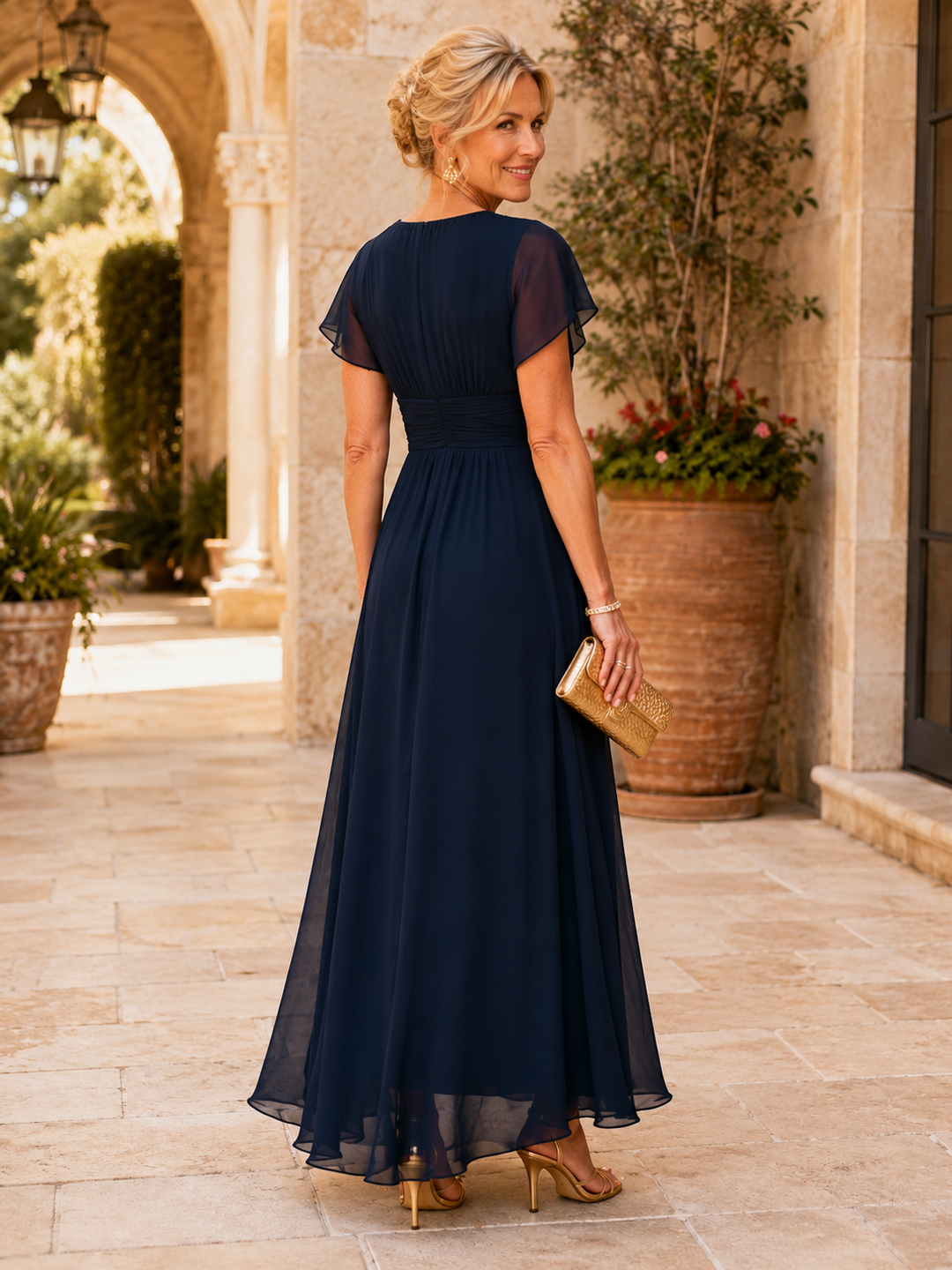 Adelaide | Flowing Evening Maxi Dress