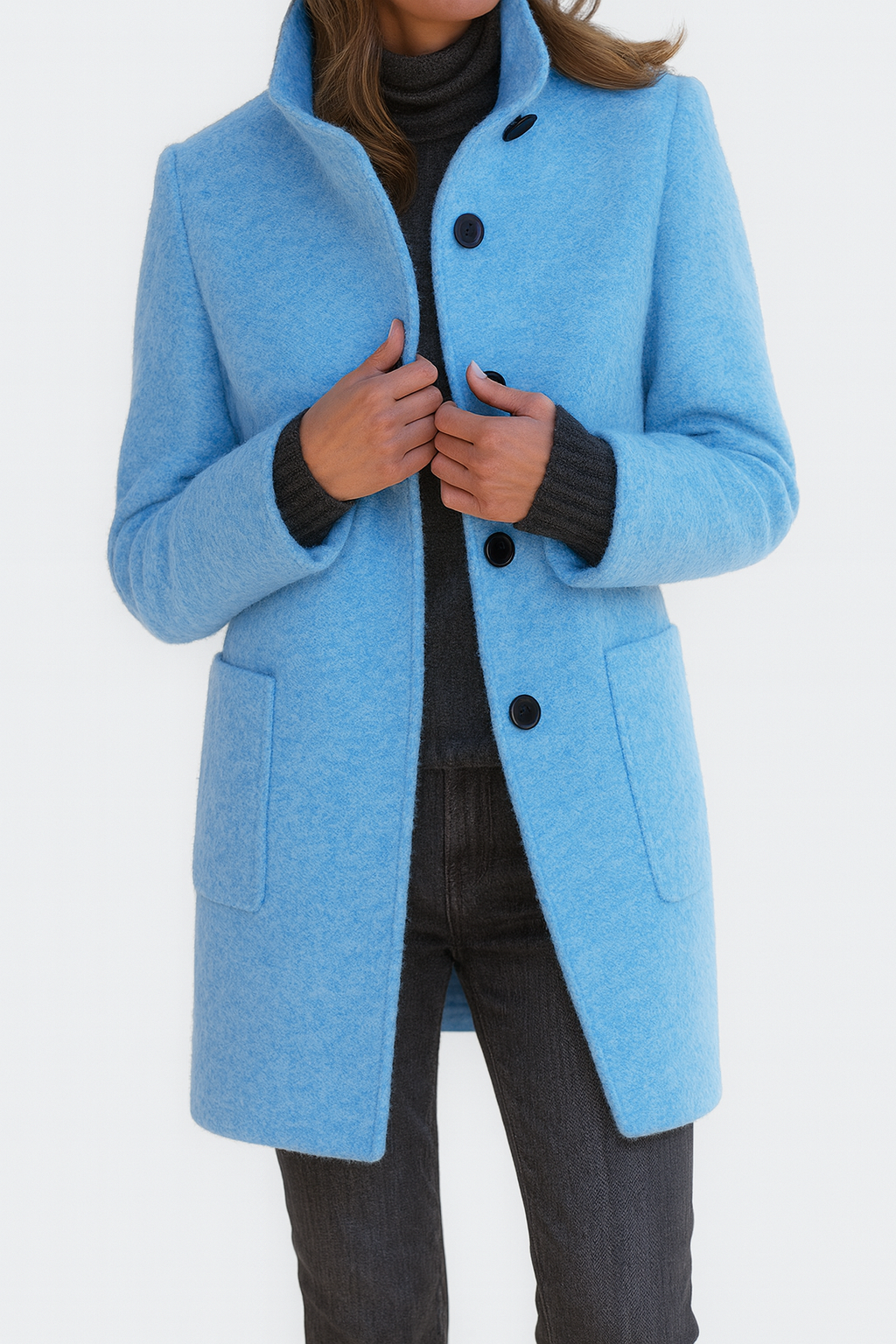 Calla | Elegant High-Collar Coat