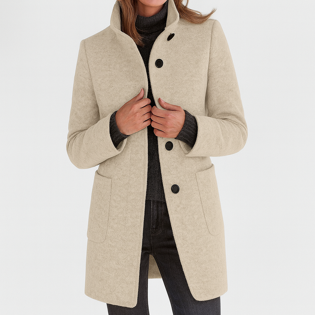 Calla | Elegant High-Collar Coat