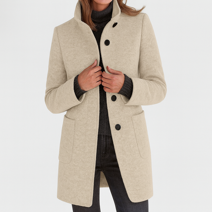 Calla | Elegant High-Collar Coat