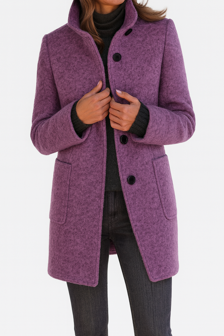 Calla | Elegant High-Collar Coat