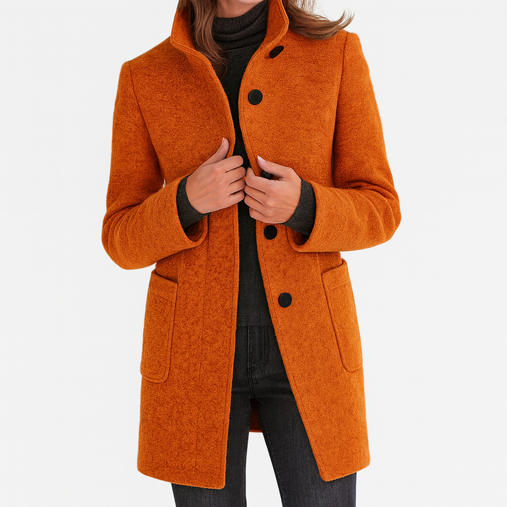 Calla | Elegant High-Collar Coat