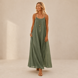 Delphi | Flowing Sleeveless Midi Dress