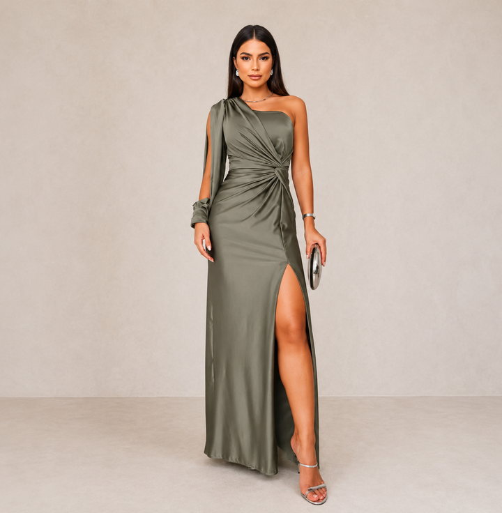 Aria | One-Shoulder Maxi Dress