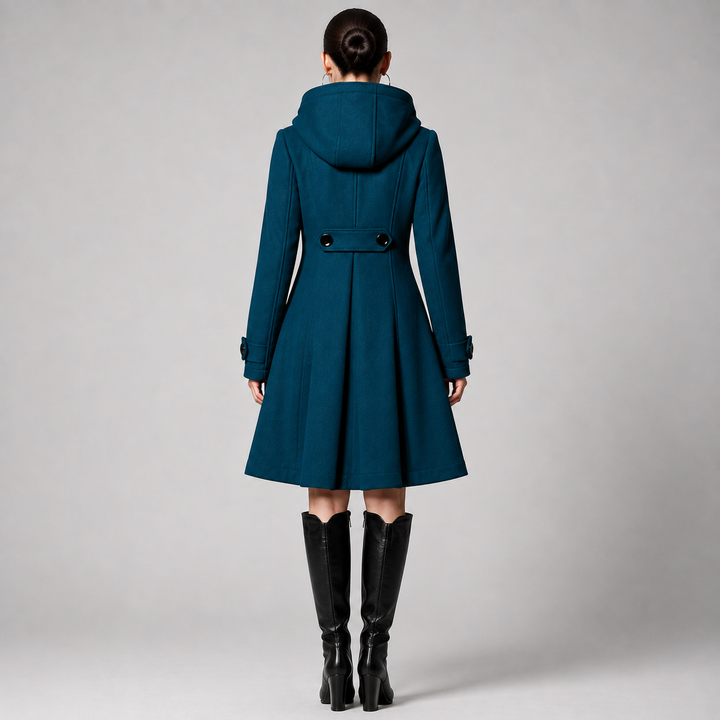 Lucia | Hooded A-Line Coat