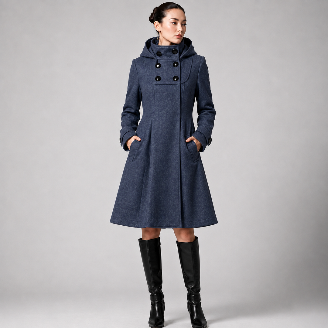 Winona | Hooded A-Line Coat