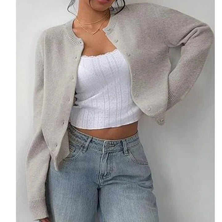Cynthia | Classic Button-Front Cardigan