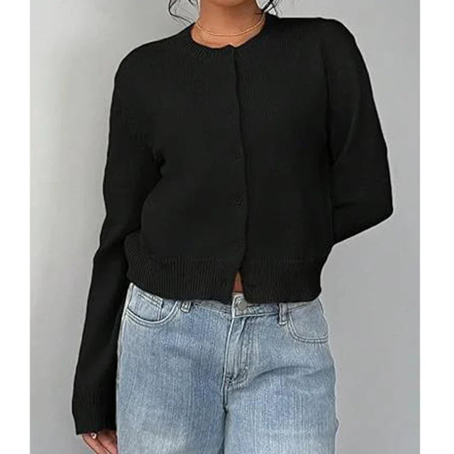 Cynthia | Classic Button-Front Cardigan