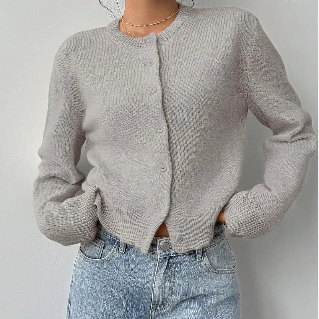 Cynthia | Classic Button-Front Cardigan