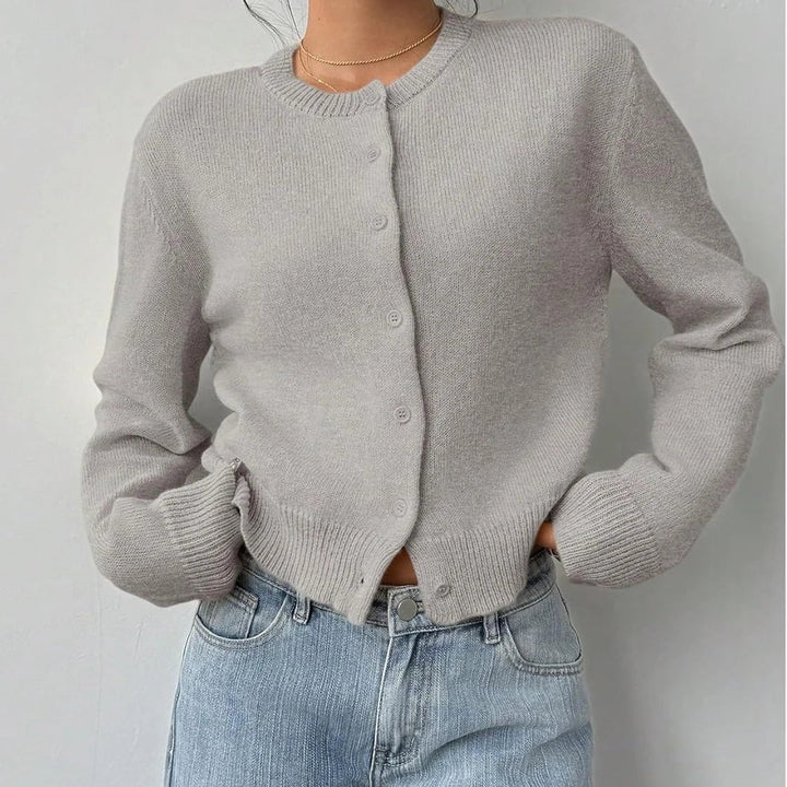 Cynthia | Classic Button-Front Cardigan