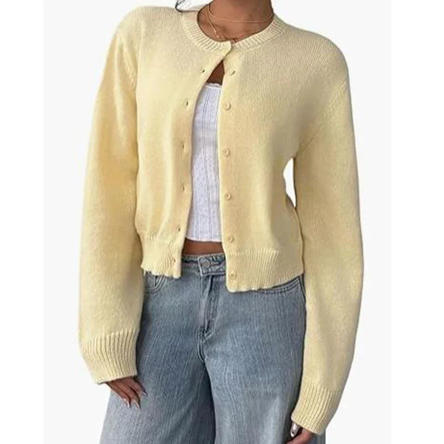 Cynthia | Classic Button-Front Cardigan