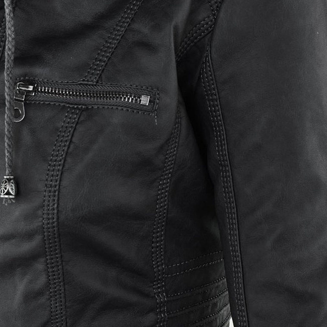 Callista | Hooded Moto Jacket