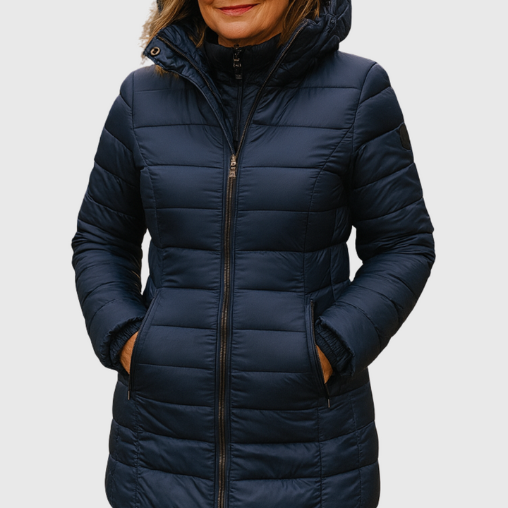 Maureen | Longline Hooded Puffer Coat