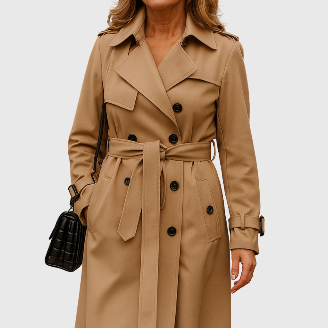 Eugenie | Timeless Belted Trench Coat