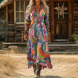 Maribeth | Bohemian Floral Maxi Dress