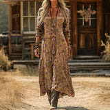 Paulina | Flowing Bohemian Maxi Dress