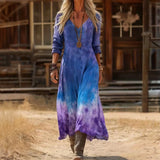 Rosalind | Flowing Ombré Maxi Dress