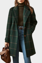 Ingrid | Classic Check Autumn Coat