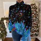 Dorothy | Festive High-Neck Sweater