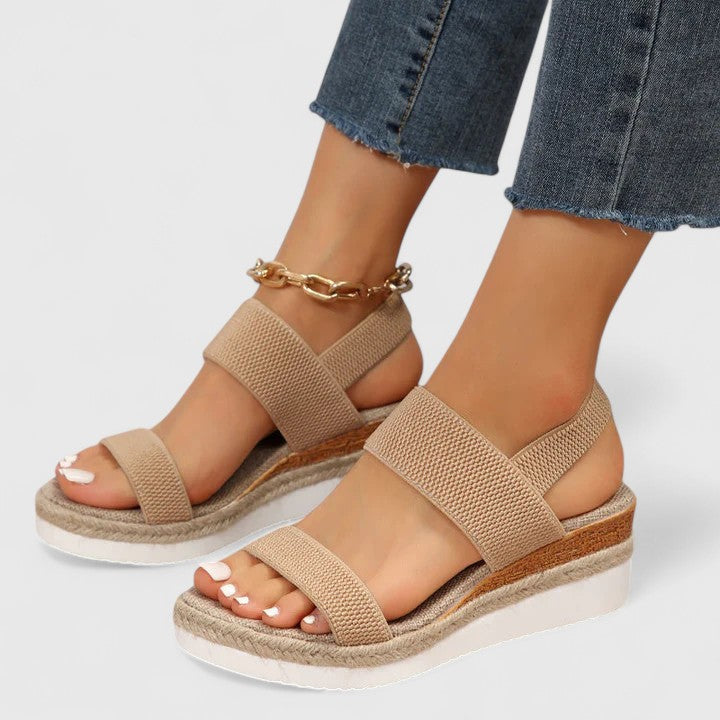 Leona | Cushioned Wedge Sandals