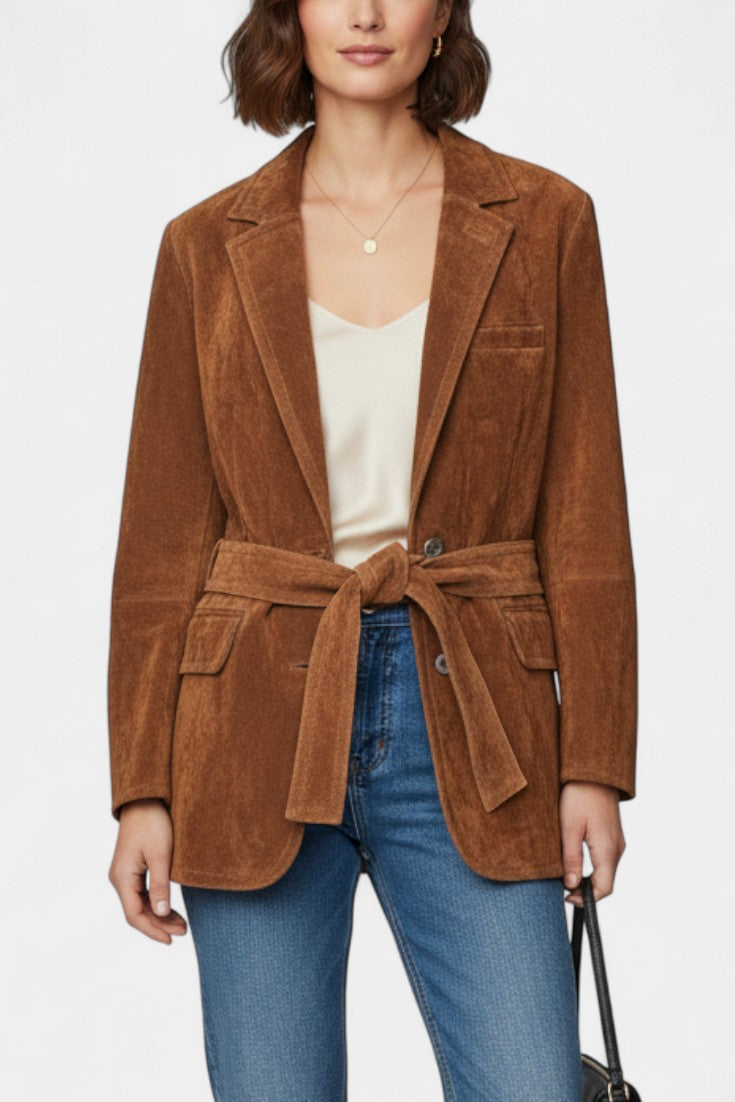 Brynn | Belted Tailored Blazer