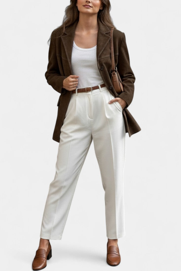 Maeve | Notched-Collar Straight Jacket