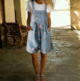 Opal | Relaxed Floral Overalls