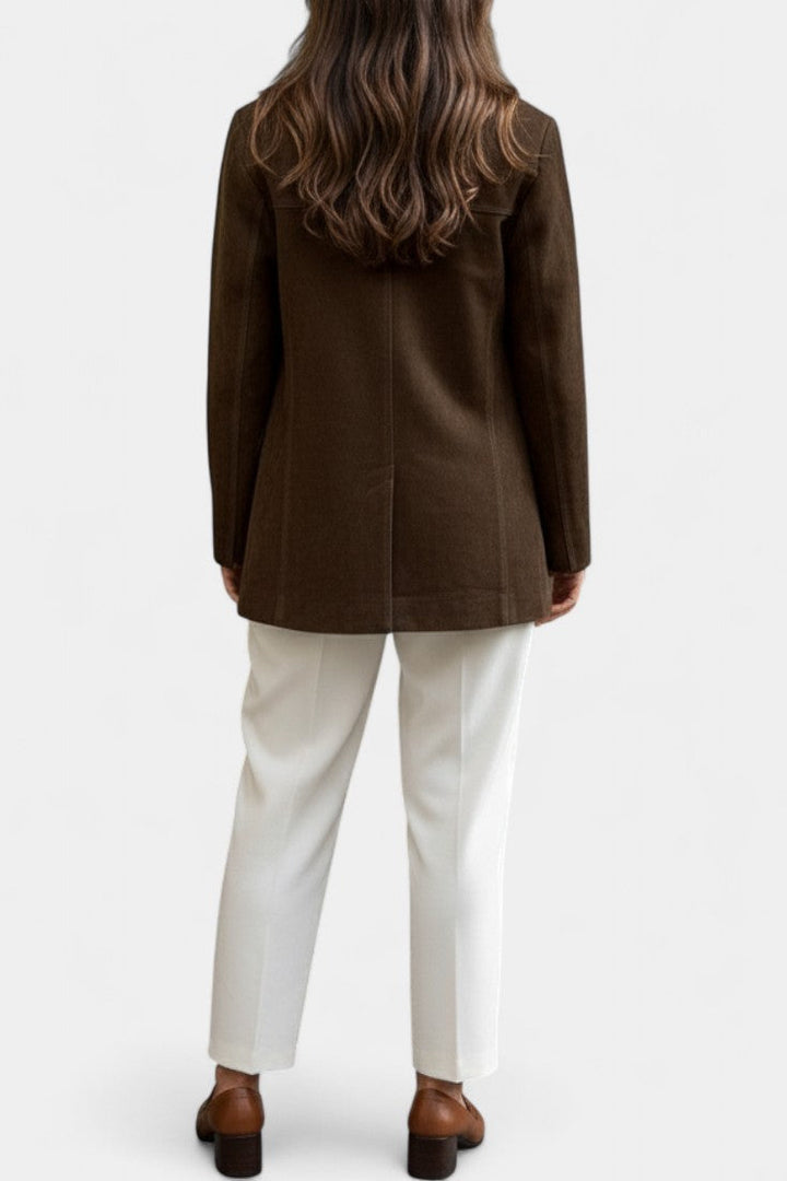 Maeve | Notched-Collar Straight Jacket