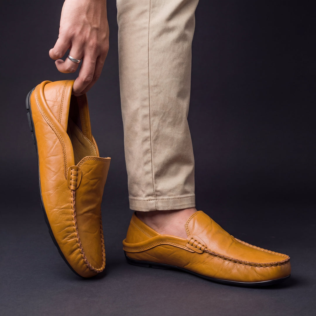 Florence | Men's Handcrafted Leather Slip-On Loafers