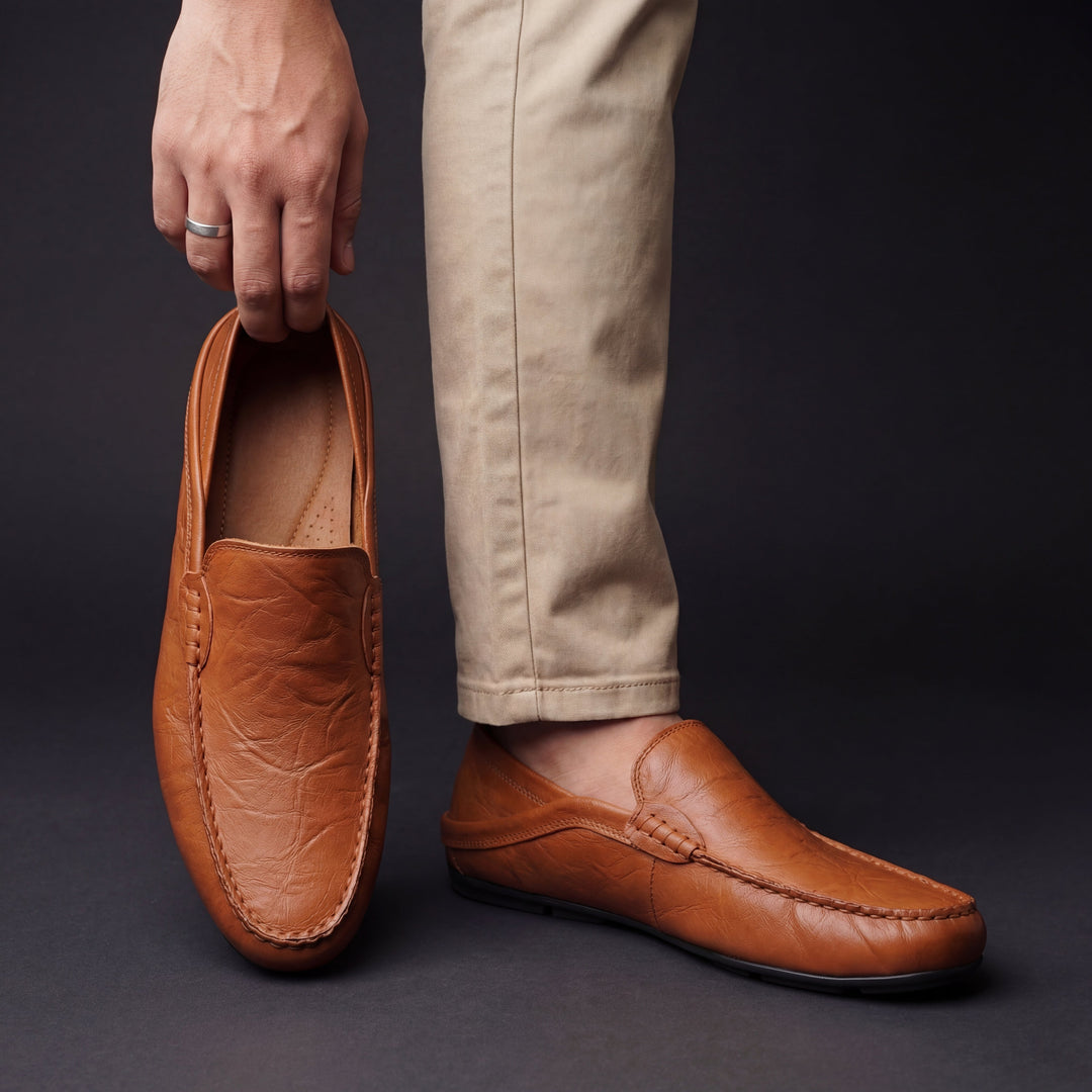 Florence | Men's Handcrafted Leather Slip-On Loafers