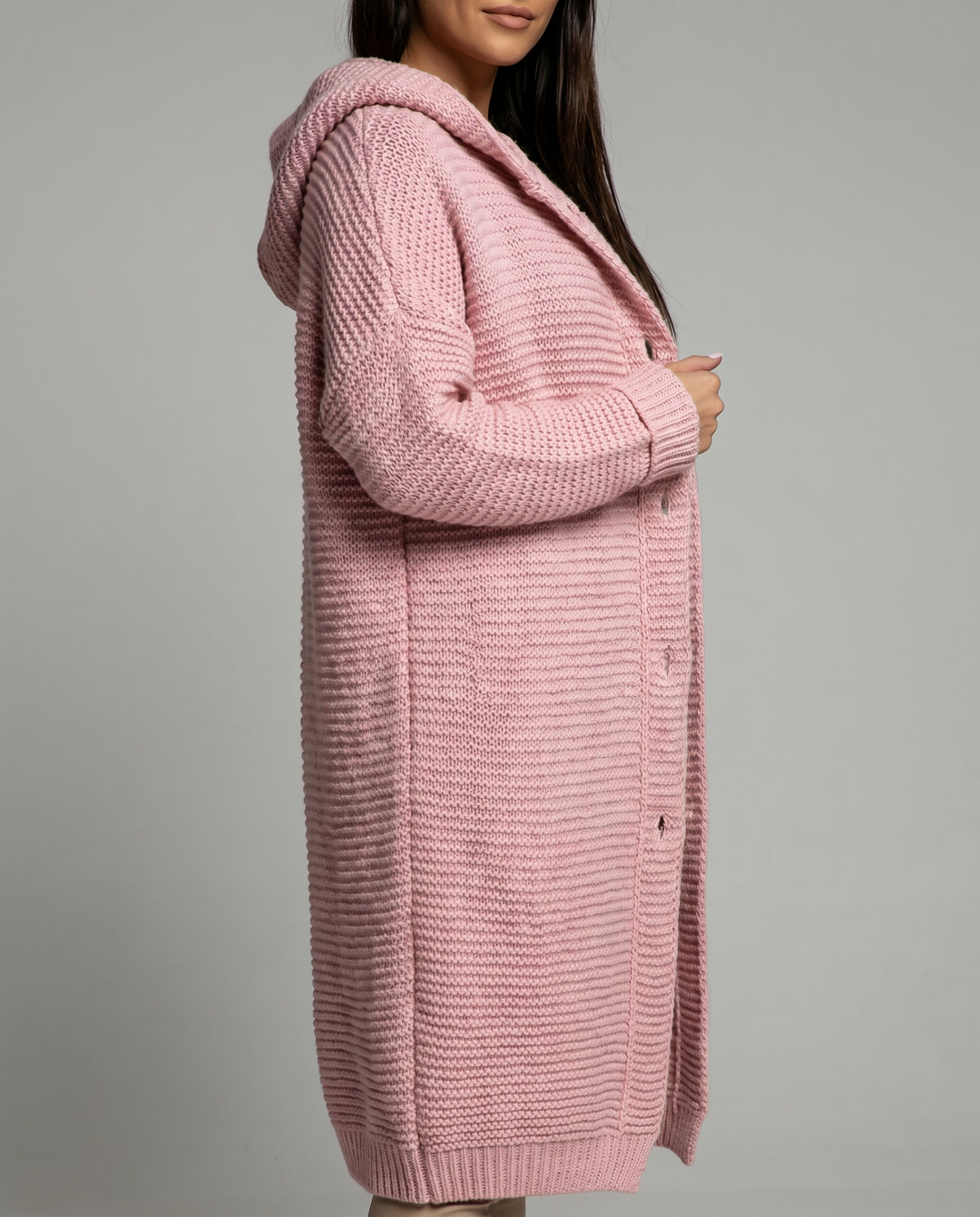 Diane | Hooded Longline Cardigan