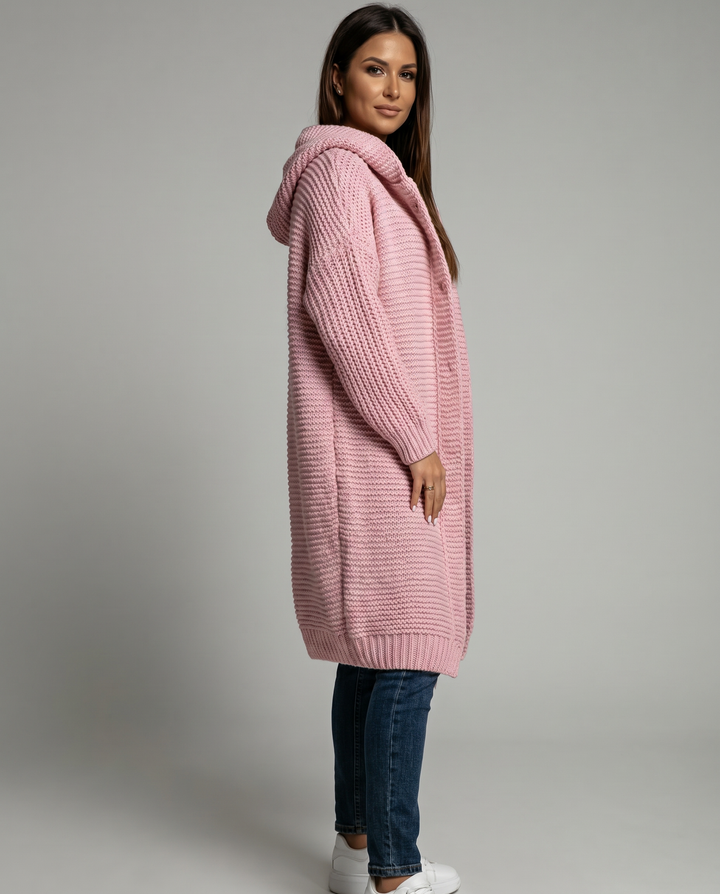 Diane | Hooded Longline Cardigan