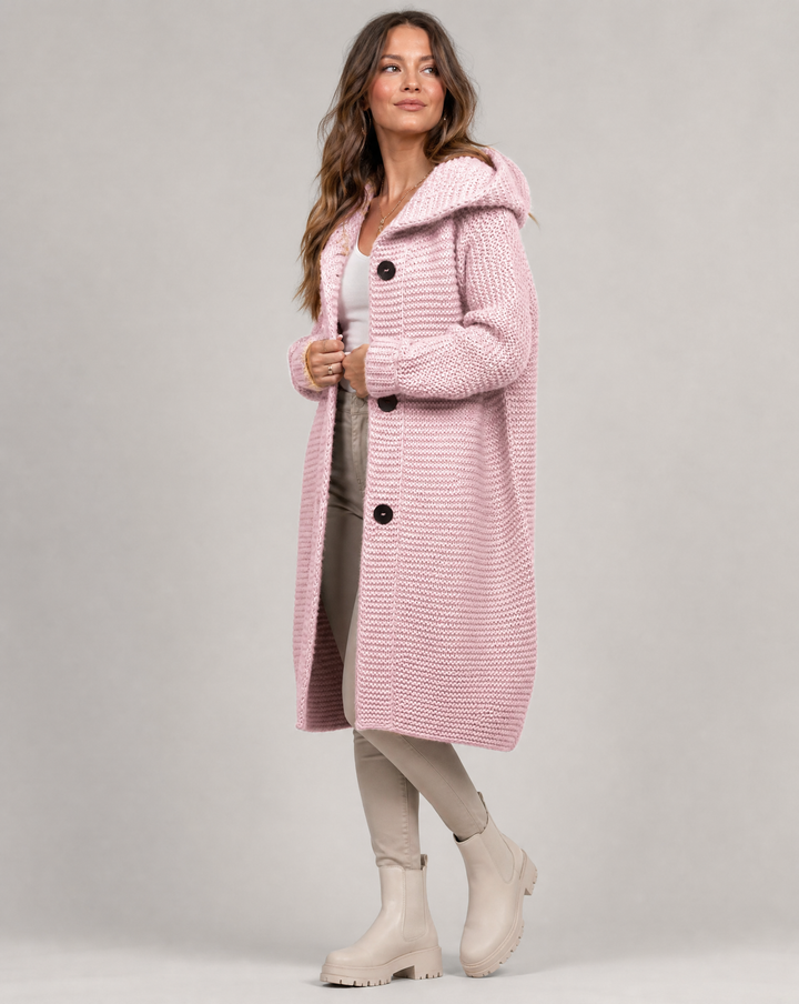 Diane | Hooded Longline Cardigan
