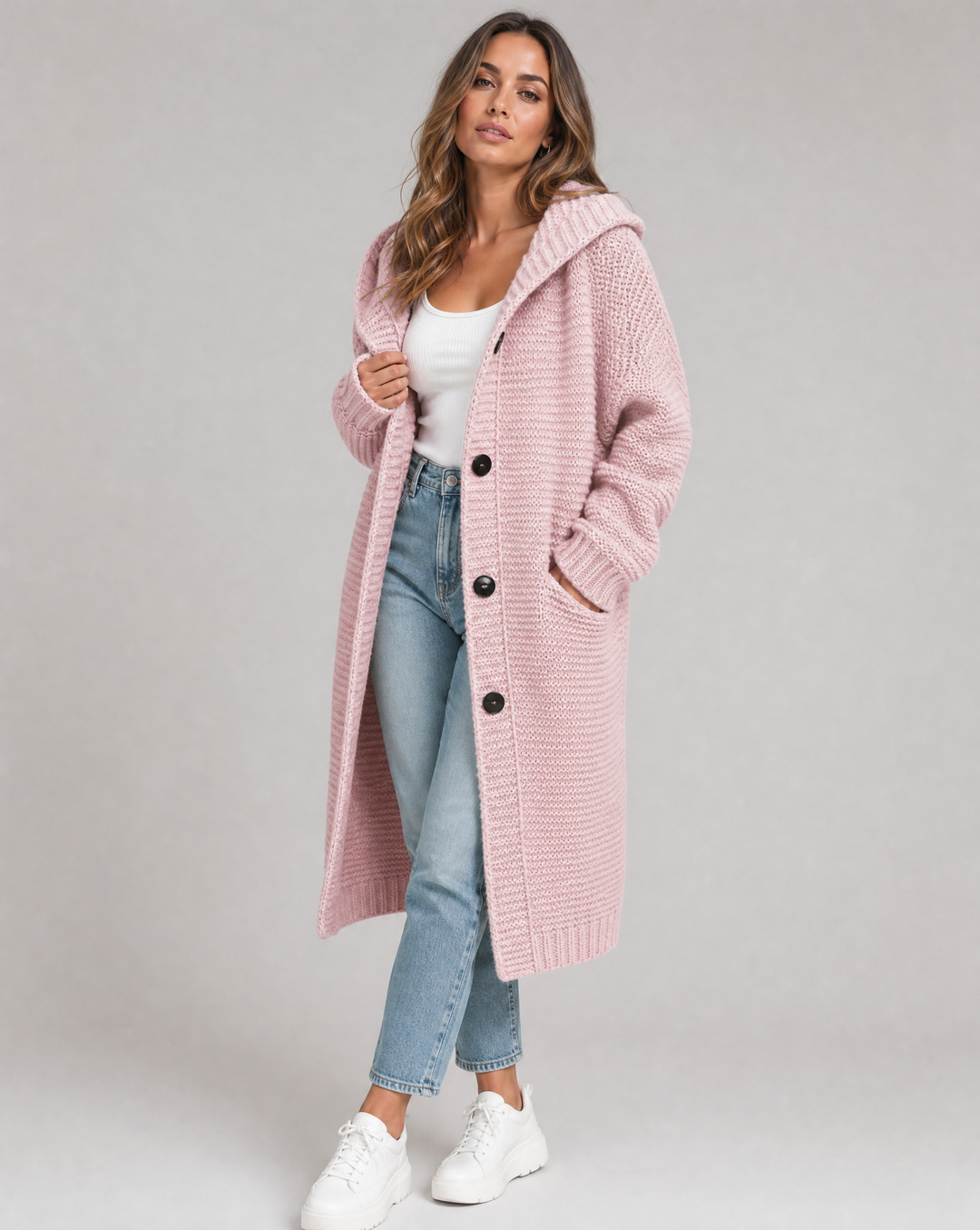 Diane | Hooded Longline Cardigan