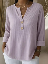 Susanna | Relaxed Henley Top