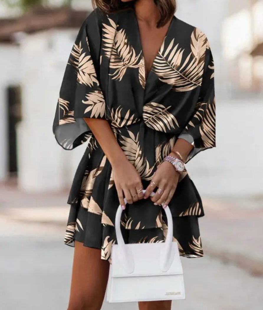 Liana | Breezy Ruffle Wrap Dress